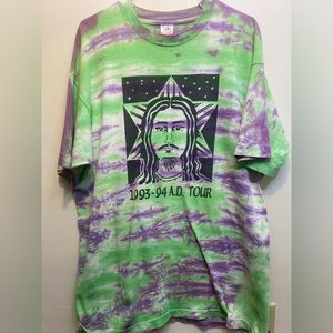 Vintage 1993-94 A.D. Tour Tie Dye Shirt size XL